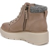image:imageDr Scholls Nice Day Max Alpine LaceUp Short BootsMocha Taupe Fabric