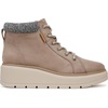 image:imageDr Scholls Nice Day Max Alpine LaceUp Short BootsMocha Taupe Fabric