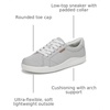 image:imageDr Scholls Shoes Womens Be Bright Sneaker Lightweight Low Top SneakerVapor Grey Canvas