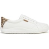 image:imageDr Scholls Shoes Womens Be Bright Sneaker Lightweight Low Top SneakerWhite Faux LeatherLeopard Print