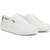 image:imageDr Scholls Shoes Womens Be Bright Sneaker Lightweight Low Top SneakerWhite Faux LeatherLeopard Print