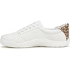 image:imageDr Scholls Shoes Womens Be Bright Sneaker Lightweight Low Top SneakerWhite Faux LeatherLeopard Print