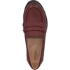 image:imageDr Scholls Shoes Womens Hello Loafer LoaferMoc Casual Penny LoaferBurgundy Dark Red Tumbled Faux Leather