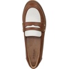 image:imageDr Scholls Shoes Womens Hello Loafer LoaferMoc Casual Penny LoaferHoney BrownWhite Faux Leather