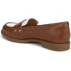 image:imageDr Scholls Shoes Womens Hello Loafer LoaferMoc Casual Penny LoaferHoney BrownWhite Faux Leather