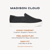 image:imageDr Scholls Shoes Womens Madison Cloud Sneaker Slip On Sneakers WomenBlack Smooth