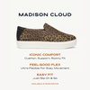 image:imageDr Scholls Shoes Womens Madison Cloud Sneaker Slip On Sneakers WomenLeopard Print Faux Leather
