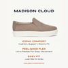 image:imageDr Scholls Shoes Womens Madison Cloud Sneaker Slip On Sneakers WomenMocha Taupe Fabric