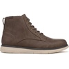 image:imageDr Scholls Stanley LaceUp Short BootsDark Brown Faux Leather