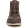 image:imageDr Scholls Stanley LaceUp Short BootsDark Brown Faux Leather