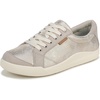Metallic Oyster Grey Faux Leather