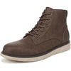 image:imageDr Scholls Stanley LaceUp Short BootsDark Brown Faux Leather