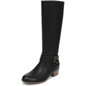 image:imageDr Scholls Ivy Zip Tall BootsBlack Wide Calf