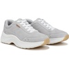 image:imageDr Scholls Walk Longer LaceUp ShoesSoft Grey Suede