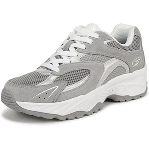 image:imageDr Scholls High Energy LaceUp ShoesGrey Suede and Mesh