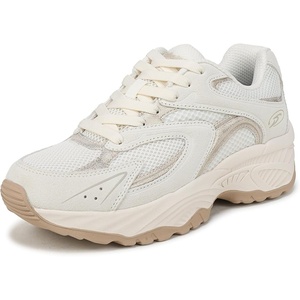 image:imageDr Scholls High Energy LaceUp ShoesOff White Suede and Mesh