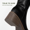 image:imageDr Scholls Shoes Womens Joplin Knee High Boots Comfortable Western BootBlack  Medium Calf