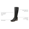 image:imageDr Scholls Shoes Womens Joplin Knee High Boots Comfortable Western BootBlack  Wide Calf