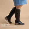 image:imageDr Scholls Shoes Womens Joplin Knee High Boots Comfortable Western BootBlack  Wide Calf