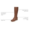 image:imageDr Scholls Shoes Womens Joplin Knee High Boots Comfortable Western BootDark Honey Brown  Wide Calf