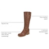 image:imageDr Scholls Shoes Womens Joplin Knee High Boots Comfortable Western BootEmbroidered Whiskey Brown